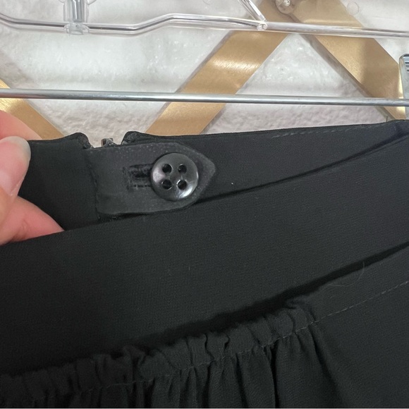 TALBOTS Black Skirt Plus size Petite Short Crepe Front Fully Lined Zippered 16WP - Picture 7 of 10